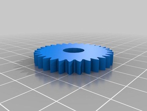 my customized involute spur gear hobby 3d print model - Mito3D