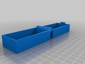 bisagra de la caja pestillo 2 3 d impresión pruebas personalizado 3d print model - Mito3D
