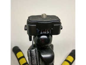 trépied chaussure tnb gorillapod style caméra 3d print model - Mito3D