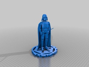 dark vador remix-statue Skulpturen 3d print model - Mito3D