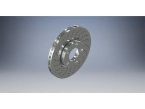 disc brake automotive Auto discbrake rotor 3d print model - Mito3D