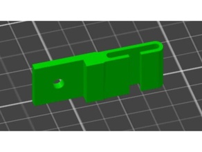 prusa lcd-Kabel-clip-Tischplatte 3d Drucker - Zubehör mk3 i3 3d print model - Mito3D