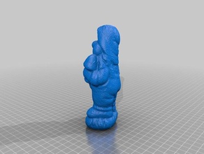 fig nome found garage scans replicas garden gnome gnomes 3d print model - Mito3D