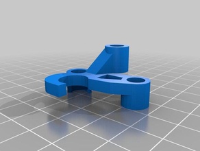 ágil-paleta-bowden-conector 3d a impressora partes mosaico paleta ágil adaptador 3d print model - Mito3D
