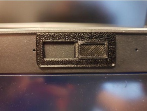 slim webcam couverture ordinateur couvercle de la caméra portable appareil photo confidentialité 3d print model - Mito3D