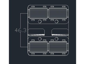 anet a8 modelo de prusa transporte remix 3d a impressora partes 3d print model - Mito3D
