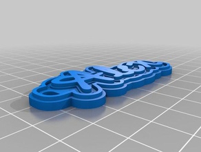 mirian Anahtarlık özelleştirilmiş 3d print model - Mito3D