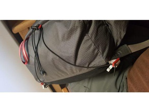 kumo bottom cargo strap sport outdoors hiking ultralight 3d print model - Mito3D