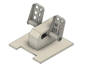 boeing 737 rudder pedals hobby 3d print model - Mito3D