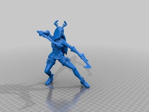 katarina liga lendas jogos 3d print model - Mito3D