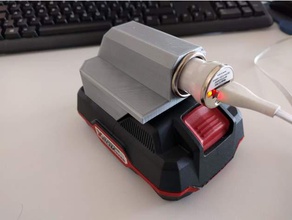 parkside x20v de la batería adaptador encendedor cigarrillos electrónica 3d print model - Mito3D
