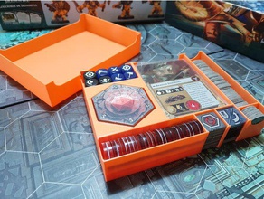 warhammer mundos organizador cuadro -martillo del inframundo de juguete juego accesorios boardgame inserta nightvault shadespire caja almacenamiento 3d print model - Mito3D