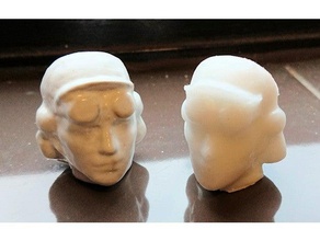 testa di donna scultura in acciaio sheffield le scansioni repliche scupture sheffield, regno unito 3d print model - Mito3D