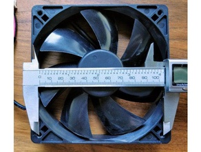 basit fanmount diy kasa fanı tutucu 3d print model - Mito3D