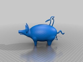 mehrseitig befuetterbares sparschwein nsfw multi holes savings pig containers 3d print model - Mito3D