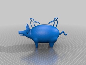 stellen Sie sich vor-lalinea-sparschwein Skulpturen 3d print model - Mito3D