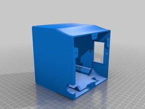 pi3mk2 i3caseback80x59-mirrored 3d printer parts 3d print model - Mito3D