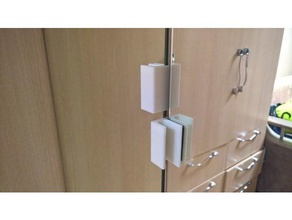 door handle mirror household supplies knob 3d print model - Mito3D