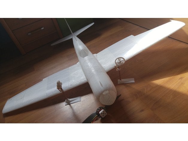 rc p47 n-15 thunderbolt mod main landing vehicles 3D print model - Mito3D