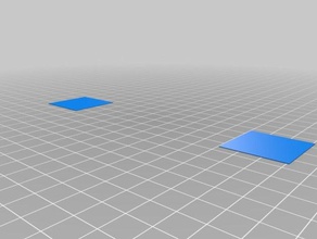 calibration squares 3d printing tests 3d print model - Mito3D