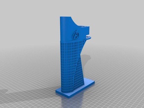 avengers tower buildings structures marvel stark 3d print model - Mito3D