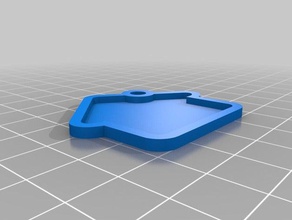 mon housekeychain de porte-clés personnalisé 3d print model - Mito3D