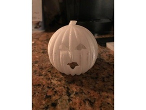 abóbora decoração brilhante de halloween 3d print model - Mito3D