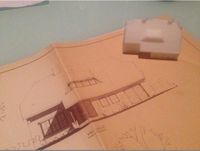 house villa build 1979 buildings structures 3d print model - Mito3D