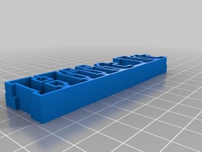 my customized text storage sculptures 3d print model - Mito3D