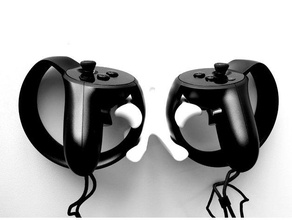 oculus toque de montagem na parede jogos controlador cabide rift 3d print model - Mito3D