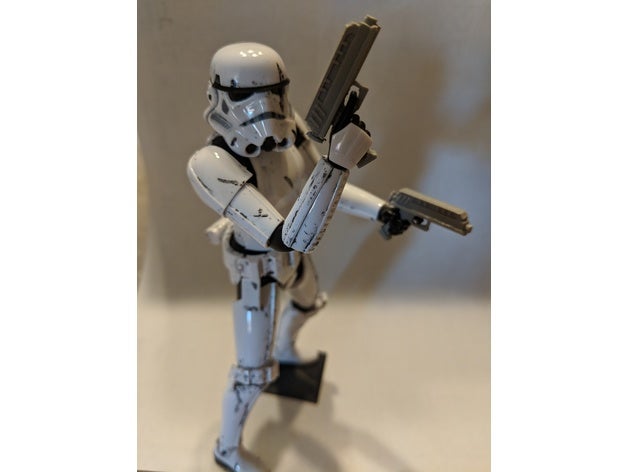 dc-17 blaster bandai star wars kit de modèle 3D print model - Mito3D