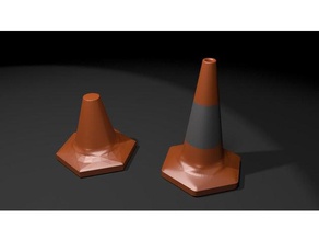 route des cônes dmcg sport à l'extérieur gnamp cône du trafic 3d print model - Mito3D