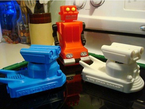 mystery action bump go non stop robot mechanical toys 3d printed diy 3d print model - Mito3D