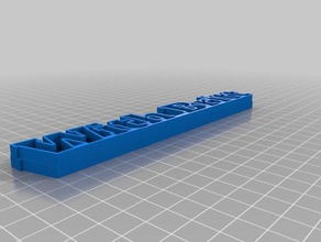 my customized text storage sculptures 3d print model - Mito3D