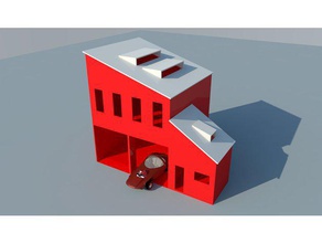 164 Feuerwehr-station - Spielzeug Spiel Zubehör 3d print model - Mito3D