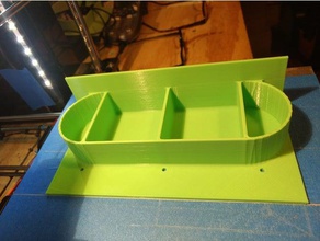 große container-4 Abschnitte tool Inhaber - Boxen workbench 3d print model - Mito3D
