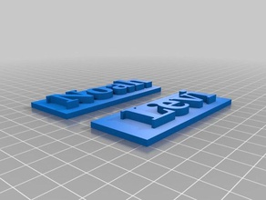 isim etiketleri sahne 3d print model - Mito3D