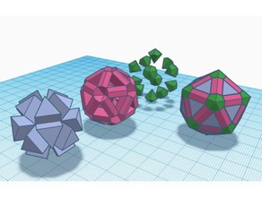 l'icosaèdre les mathématiques l'art 3d print model - Mito3D
