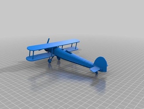 biplano outros de avião 3d print model - Mito3D