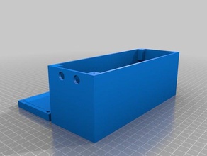 solar led amp meter box electronics 3d print model - Mito3D