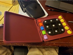 caso di pac man tic tac toe giocattolo gioco accessori pacman 3d print model - Mito3D