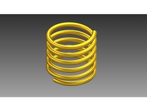simple coil other spring 3d print model - Mito3D