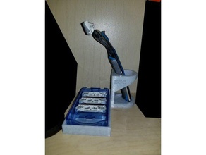 dollar shave club razor stand tray Bad 3d print model - Mito3D