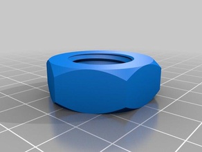 bubba barril de tuerca v2 partes personalizado 3d print model - Mito3D