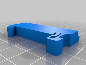 printhalterung f&uumlr schaltschrank elektronik dın ray montaj 3d print model - Mito3D