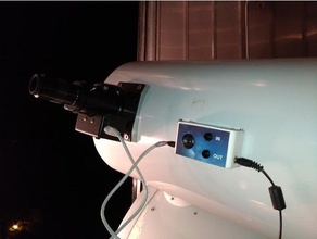 hand controller micro focuser customizable diy astronomy telescope space 3d print model - Mito3D