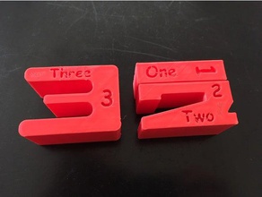 stapelbar zahlen Lern-Spielzeug Mathematik 3d print model - Mito3D