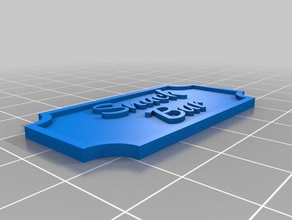 snack-bar Platte Dekor angepasst 3d print model - Mito3D
