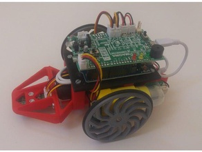ebrebot mini Robotik arduino uno eğitim eso hc-05 ınnova didaktik linefollower mermer ballcaster modüler robot meydan okuma ortaokul 3d print model - Mito3D