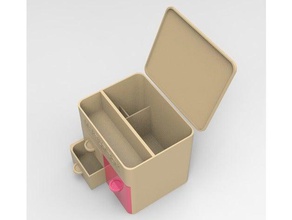 makeup box 3d printing makeupbox 3d print model - Mito3D